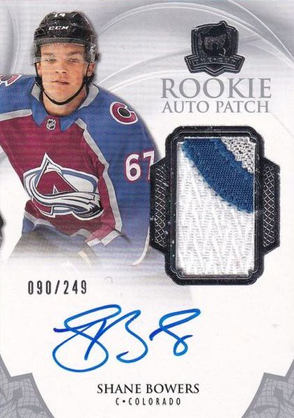 AUTO RC patch karta SHANE BOWERS 20-21 UD The CUP Rookie Auto Patch /249